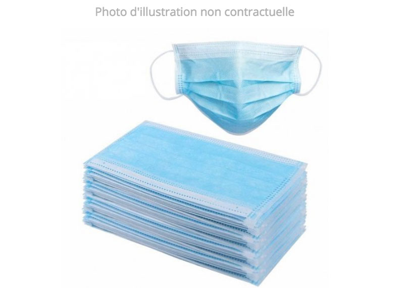 Masque de protection jetable