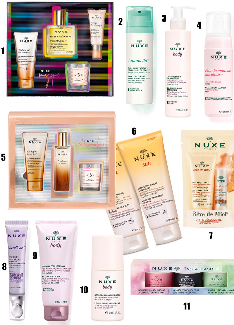 Produits Nuxe soldés