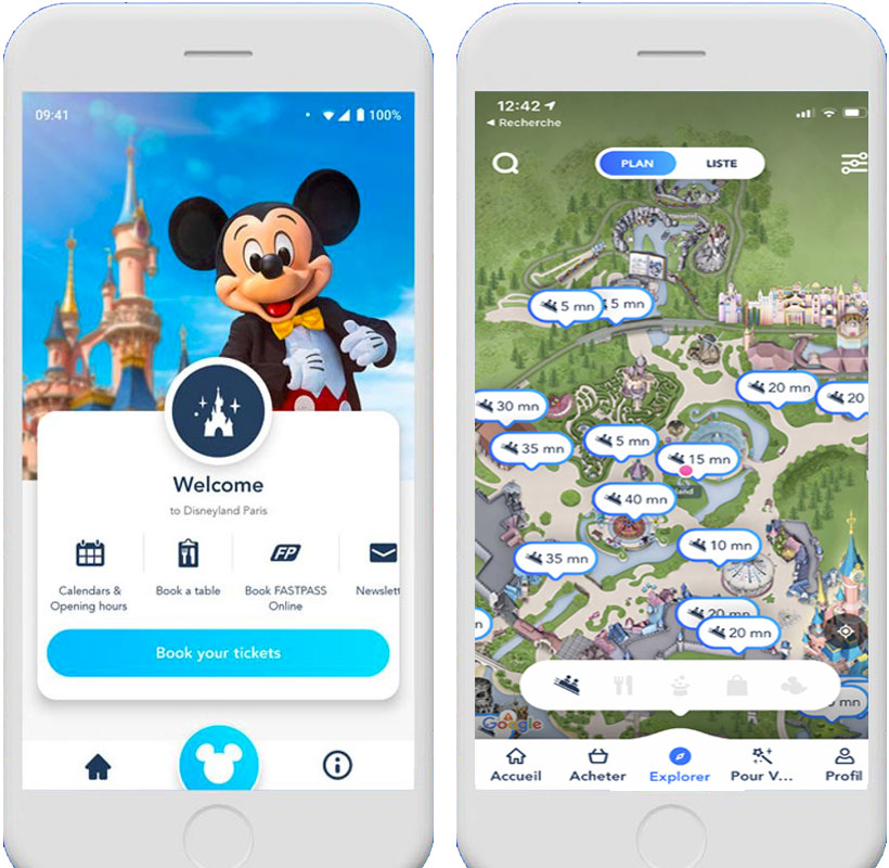 Application Disneyland Paris