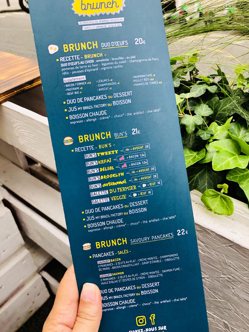 Menu Brunch Kokotte