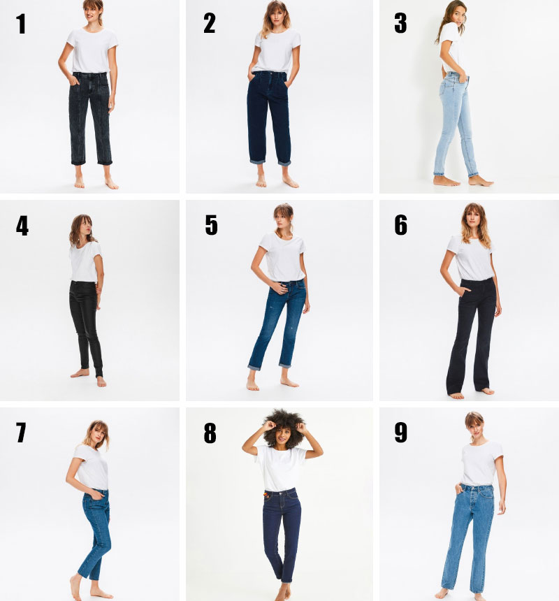 Coupe jeans femme