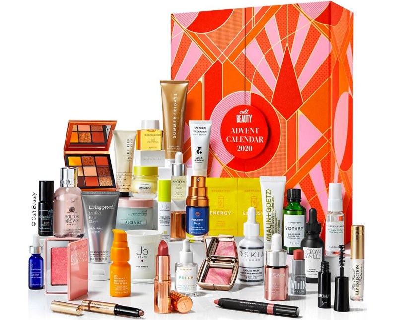 Calendrier de l'avent Cult Beauty 2020