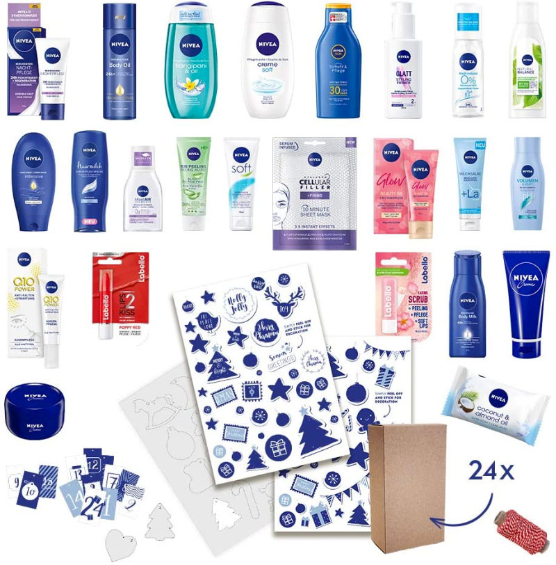 Calendrier de l'Avent NIVEA MEN - 24 Days de gourmandises festives -  Calendrier de