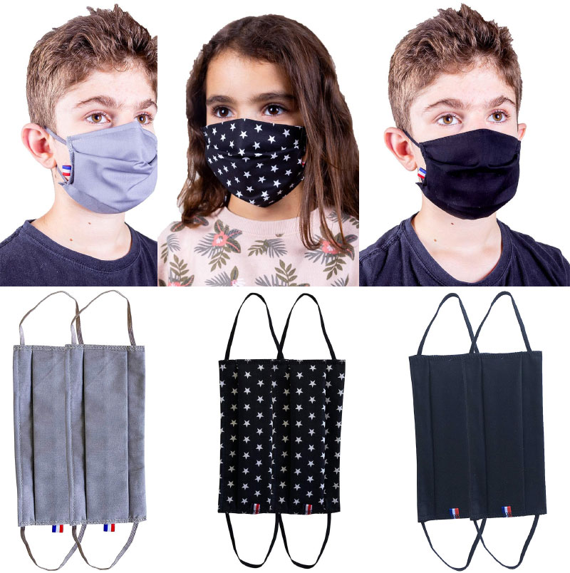 Masque enfant avec barette nasa