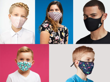 Masque En Tissu Lavable Pour Enfant - Couleur Gris Uni, Protection Confortable