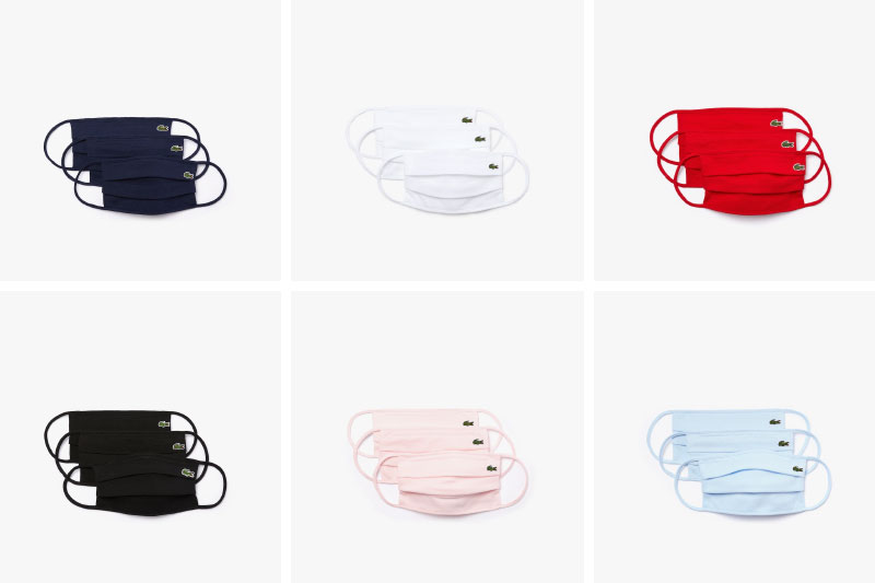 Masques en tissu Lacoste