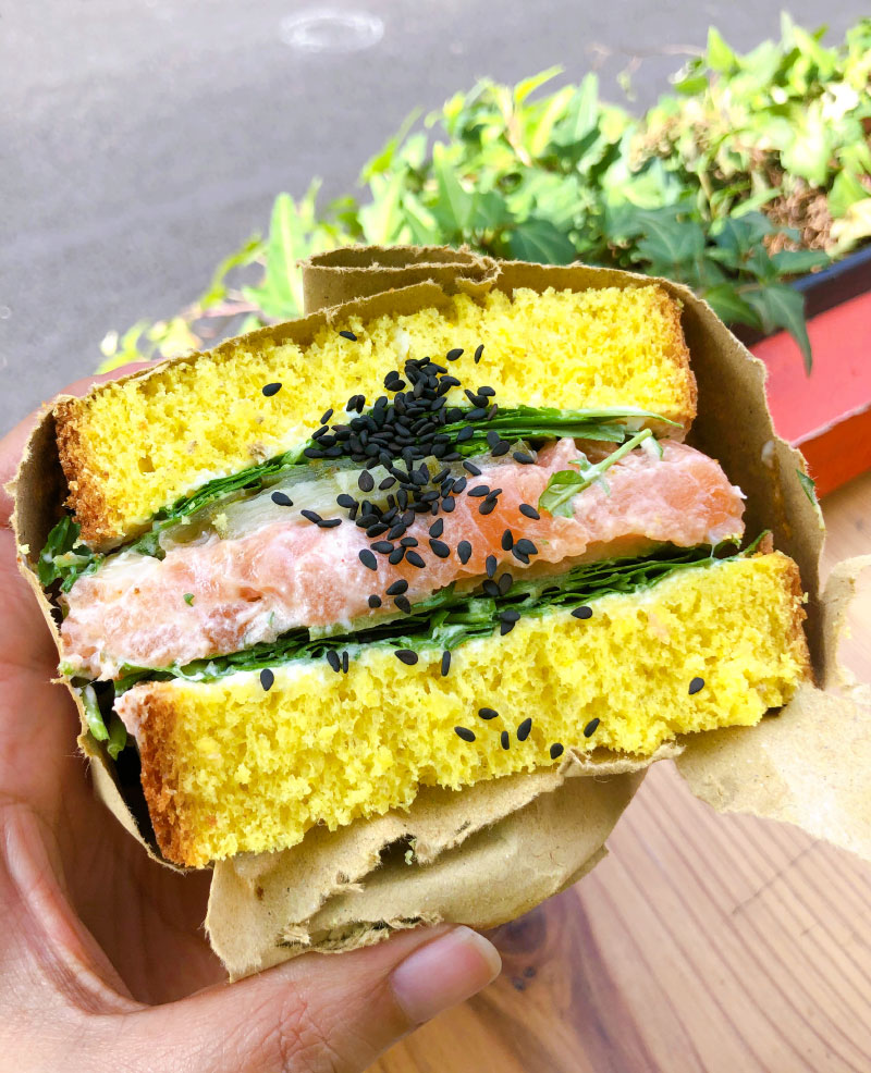 Sandwich au saumon