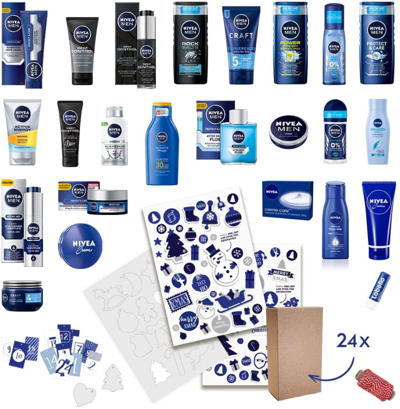 Calendrier de l' avent homme Nivea –