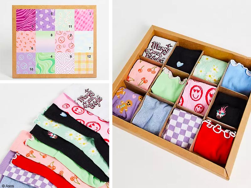 Calendrier de l’avent chaussettes Asos