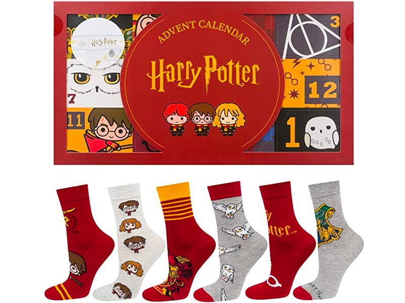 Calendrier de l'avent chaussettes Harry Potter