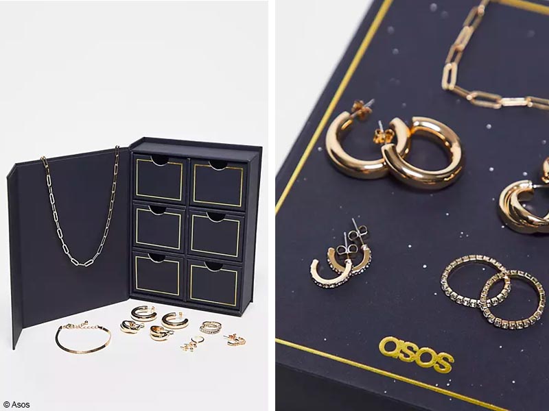 Calendrier de l'avent bijoux Asos