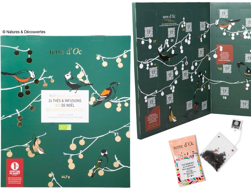 Calendrier de l'avent thé Nature & Découvertes