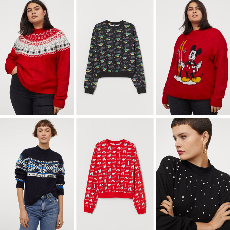 Pulls de Noël H&M