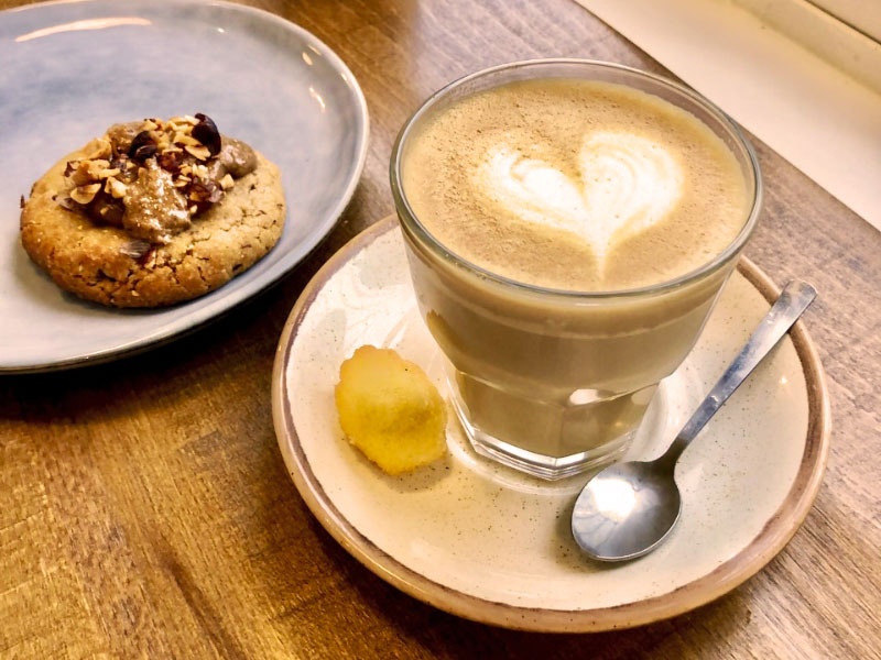 Cookies et latte