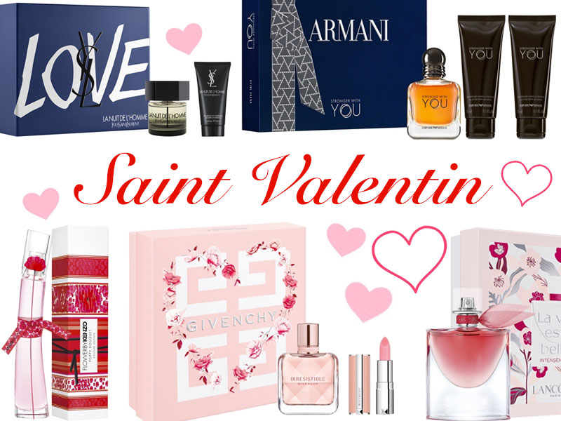 Coffrets parfum Saint Valentin