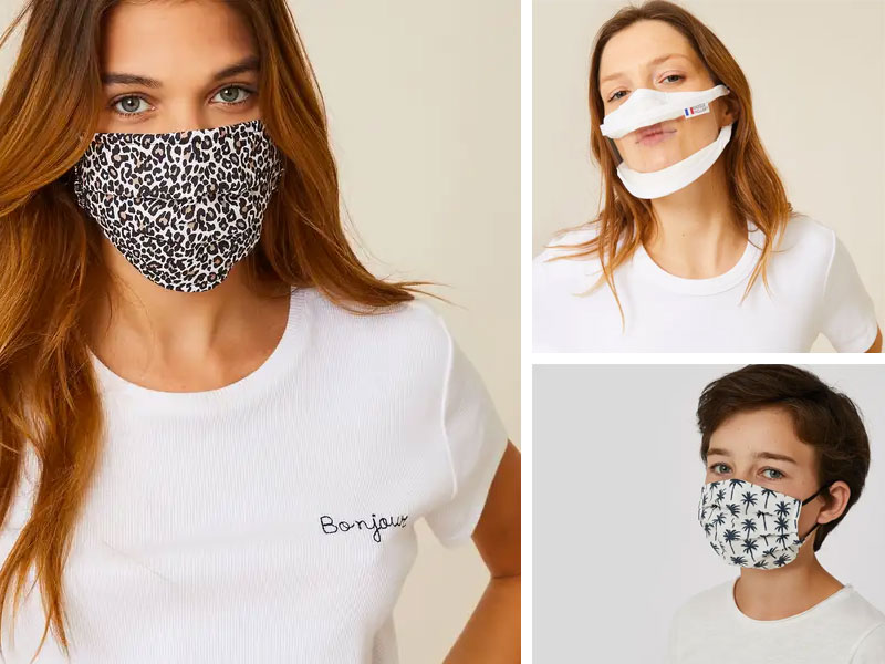 Masques en tissu Monoprix