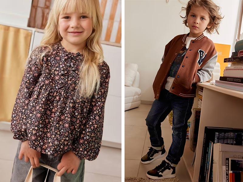 Survêtement en coton pour enfants, vêtements de sport pour filles, pull à  manches longues + pantalon