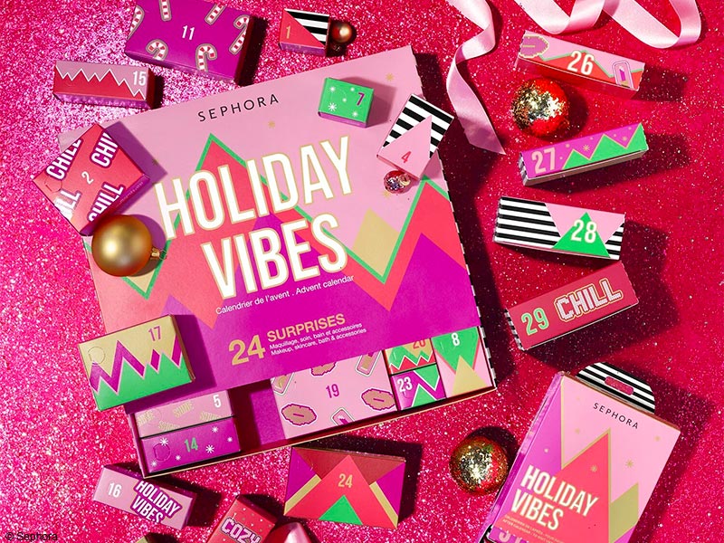 Calendrier de l'avent Sephora Holiday Vibes
