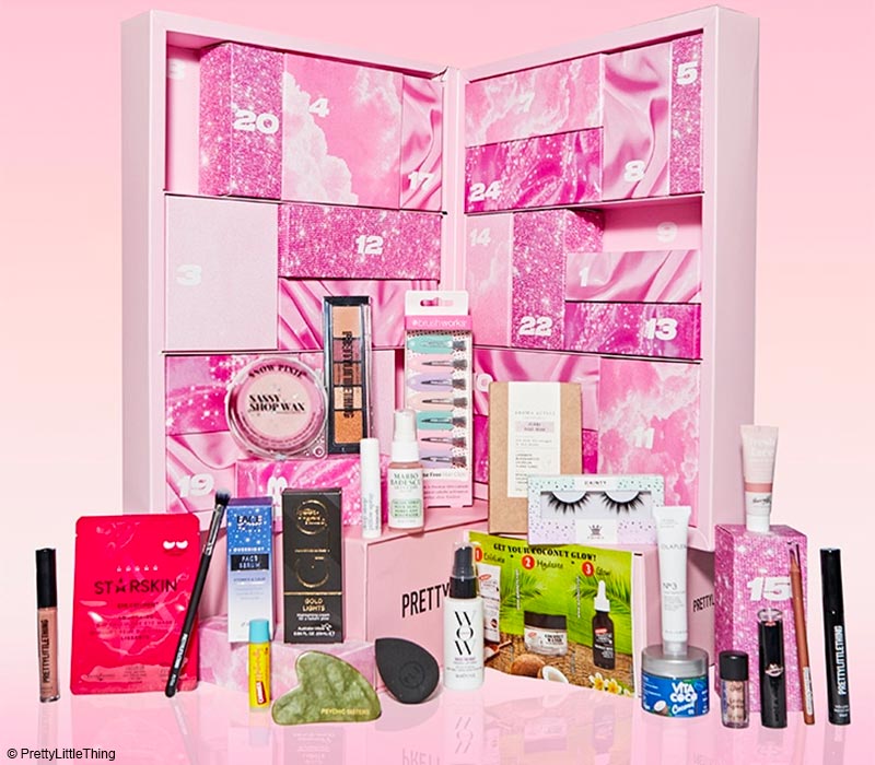 Calendrier de l'avent PrettyLittleThing 2022