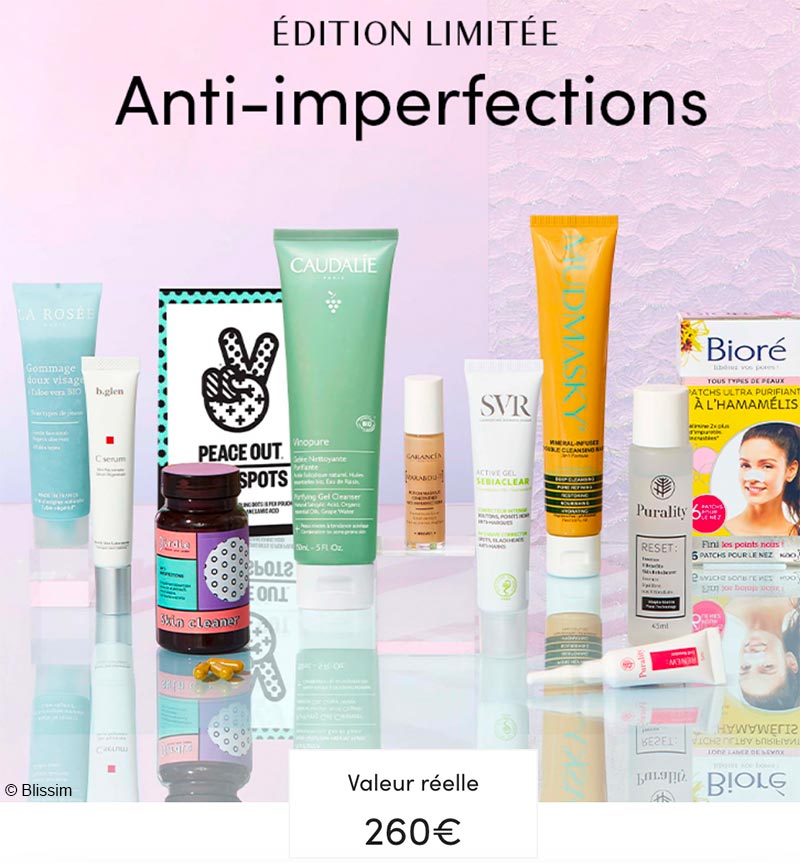 Blissim édition anti-imperfections