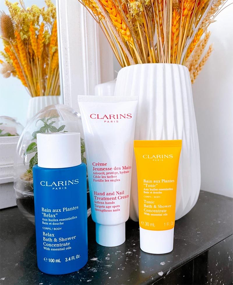 Soins corps calendrier Clarins 2021