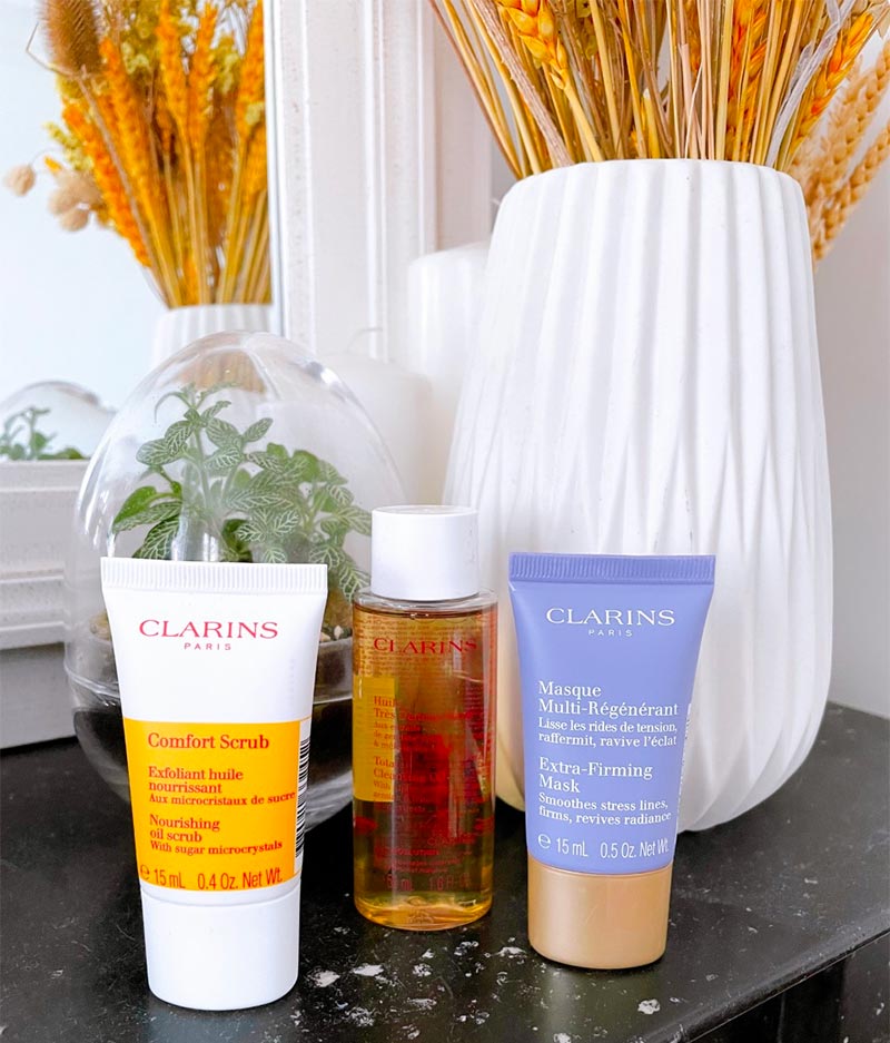 Soins visage calendrier Clarins 2021