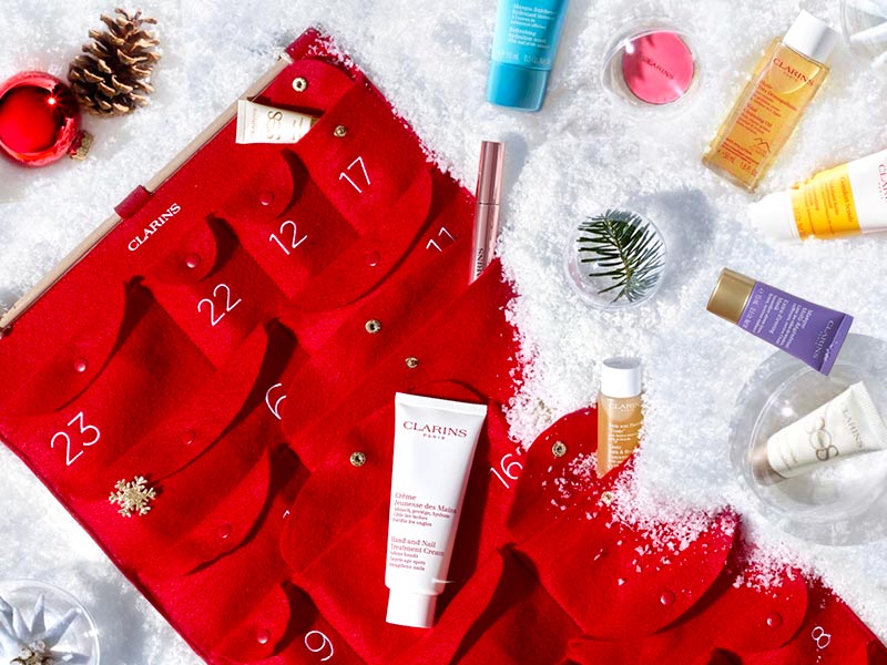 Calendrier de l'avent Clarins 2021