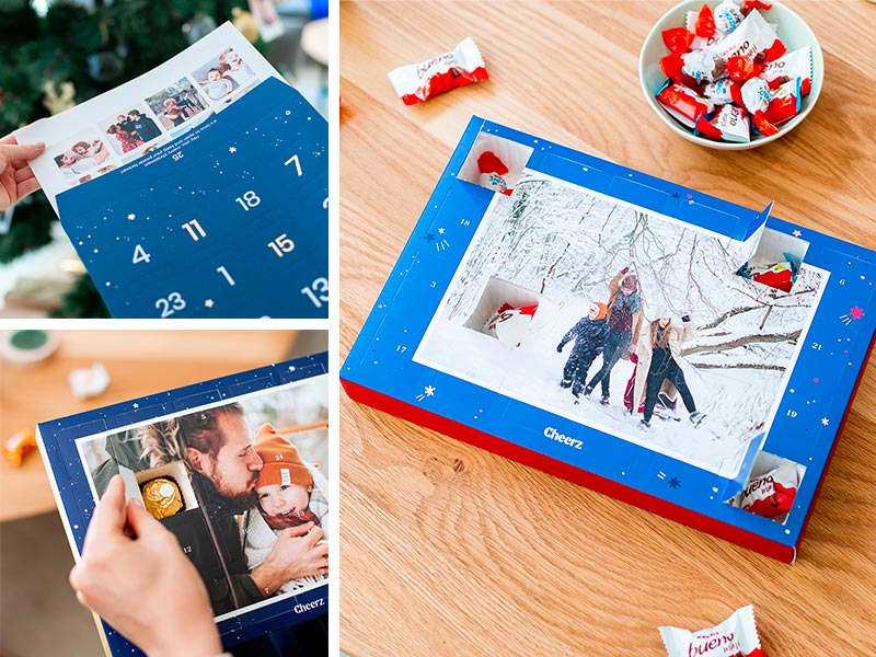 Calendriers de l'avent photo personnalisables