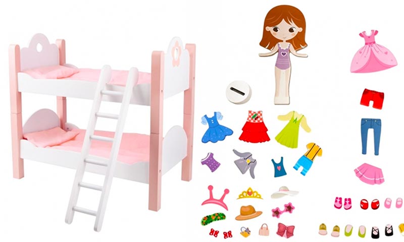 Jouets en bois fille