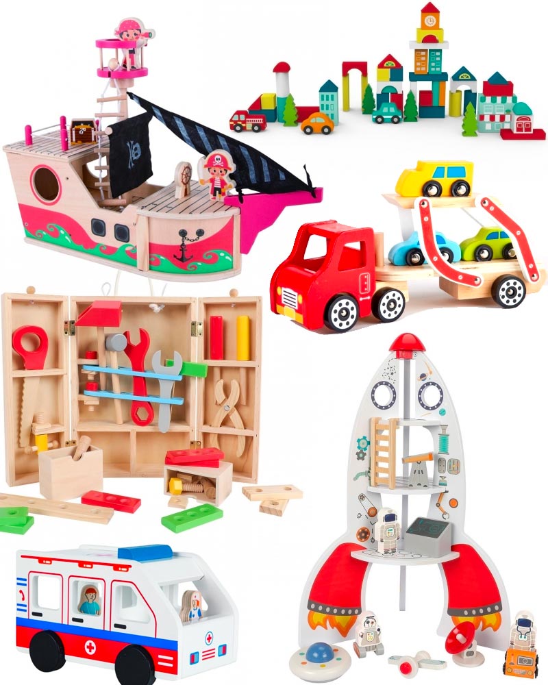 Jouets en bois pas chers pour Noël 2021 (à partir de 3,90€) ! - Les bons  plans de Naima