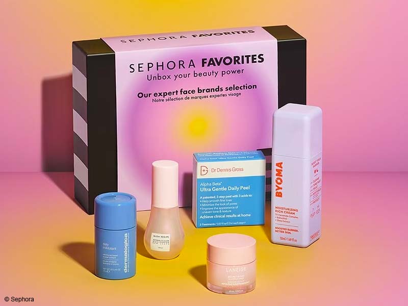 Box Sephora Favorites soins du visage