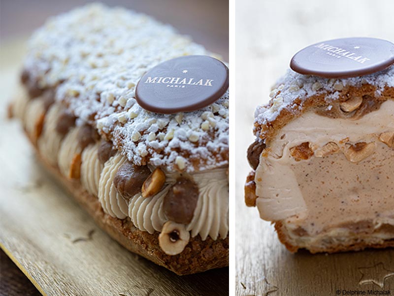 Bûche glacée Michalak 2024