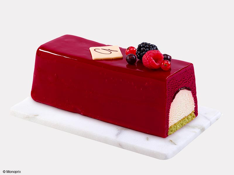 Bûche glacée Monoprix Gourmet 2024