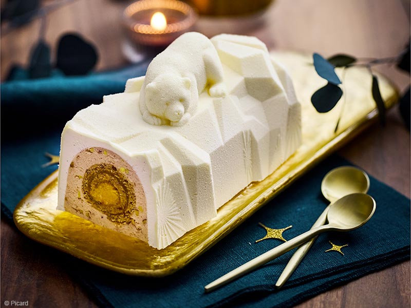 Bûche glacée Picard 2023 Chef