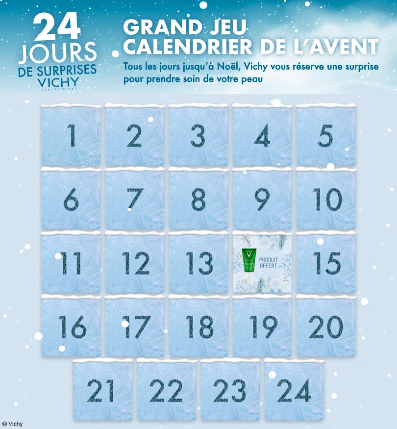 Calendrier de l'avent Vichy