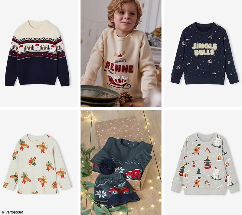 Pulls de Noël garçon