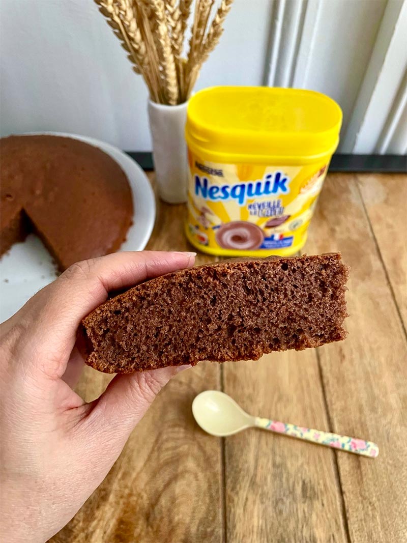 Gâteau au yaourt et au Nesquik