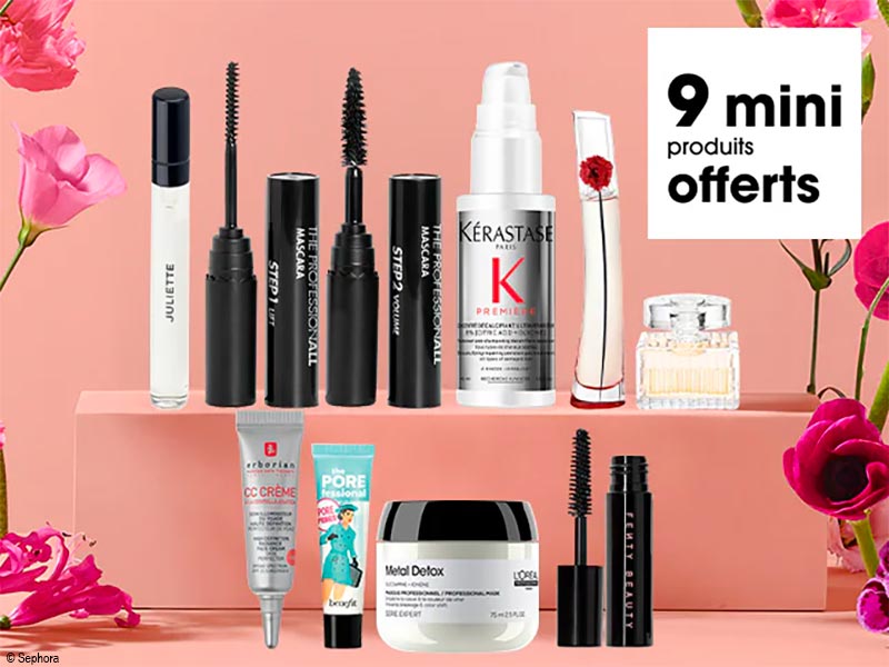 Sephora Box Maquillage - 8 mini produits offerts !