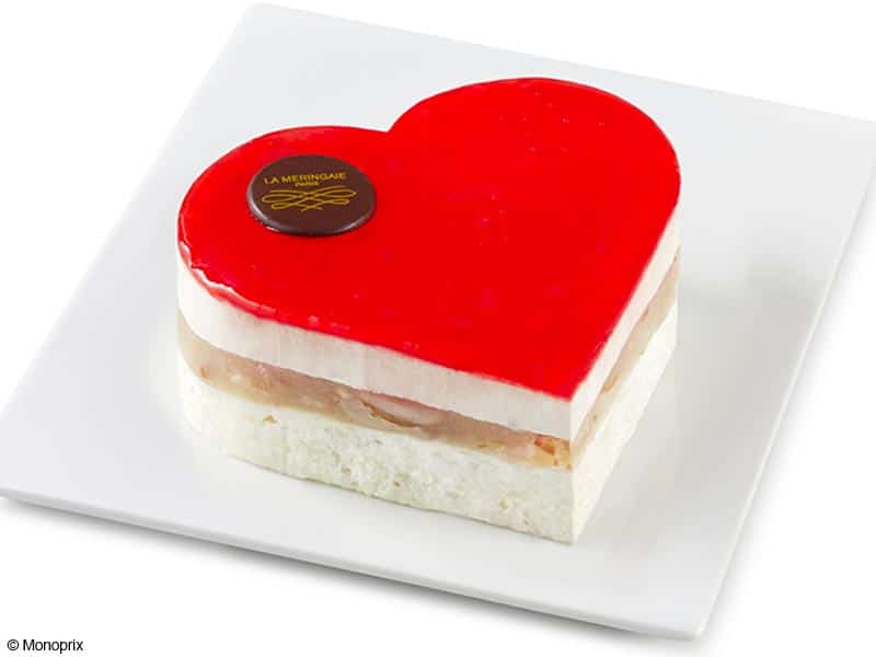 Gâteau Saint Valentin Monoprix