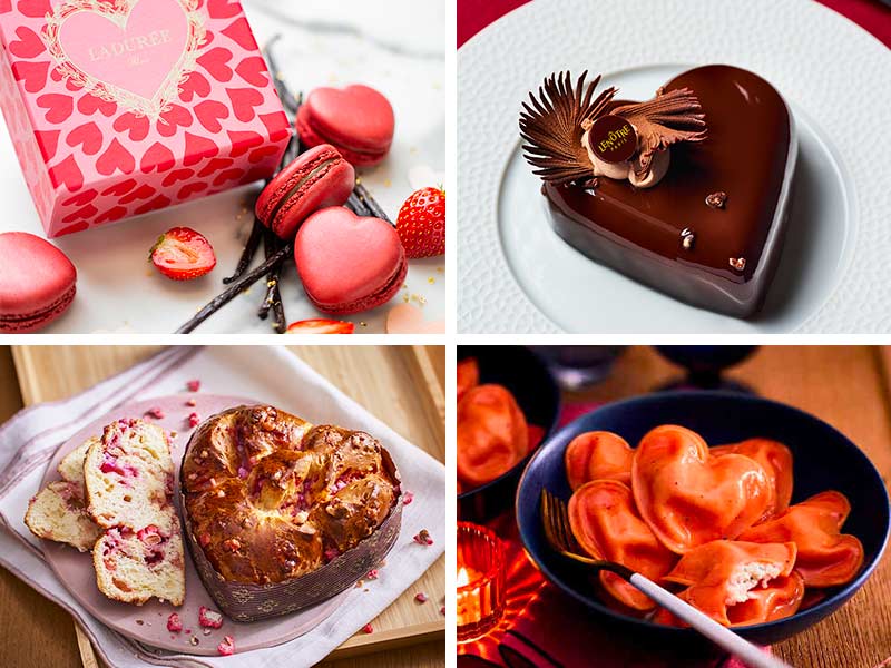 Gâteaux chocolats Saint Valentin 2022
