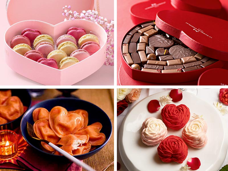 Gâteaux, chocolats, pâtisseries Saint Valentin