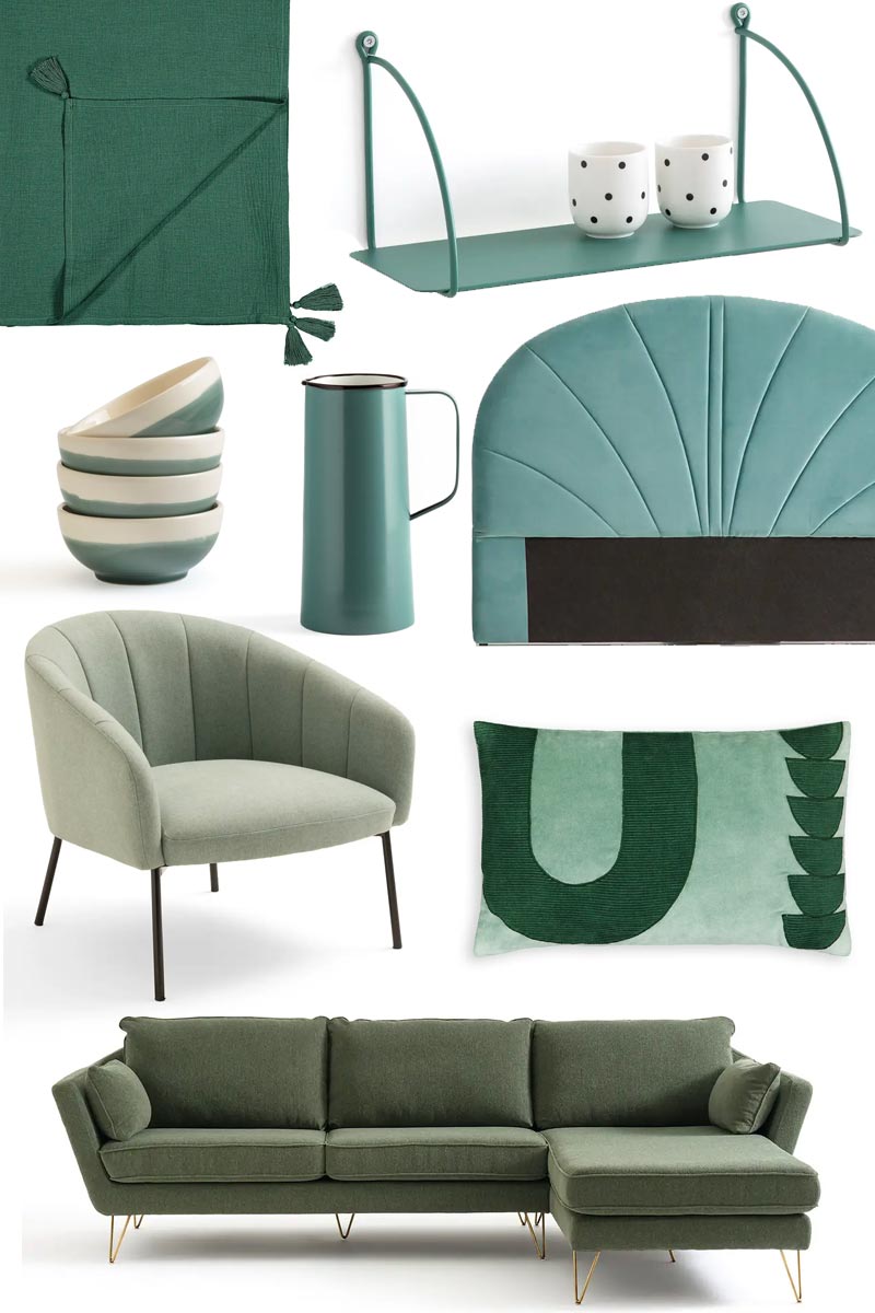 Déco couleur vert