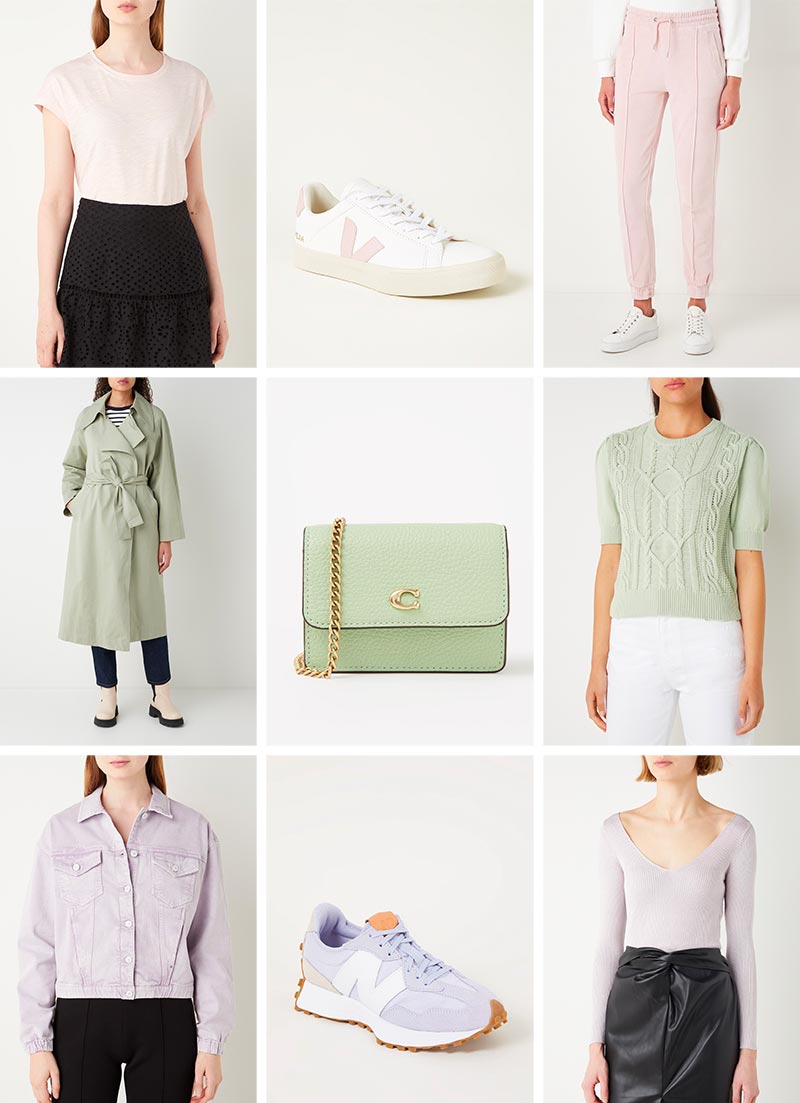 Couleurs pastels tendances 2022