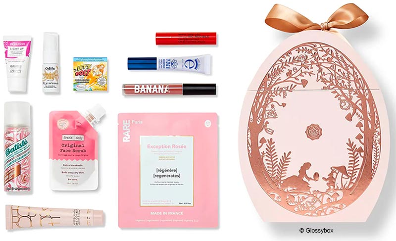 Oeuf de Pâques Glossybox 2022