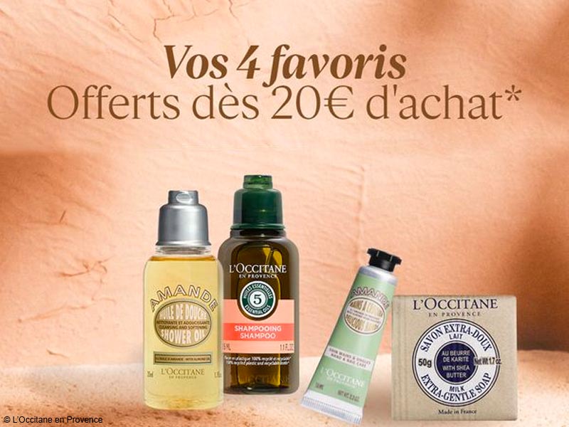 Code promo L'Occitane avril 2023