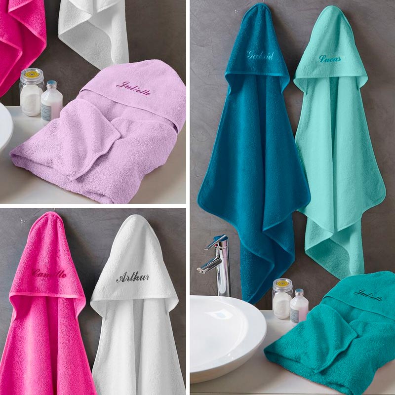 Cape de bain bébé personnalisé