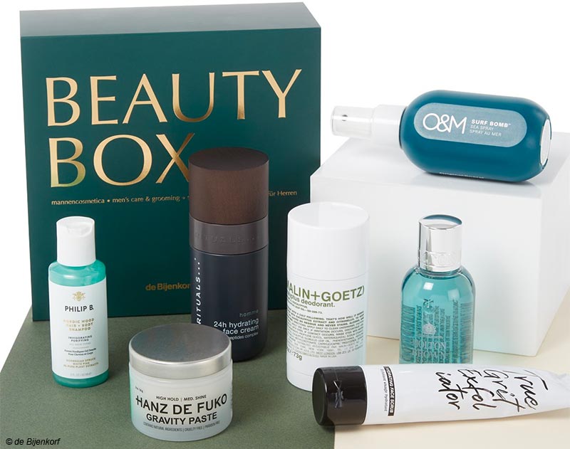 Box beauté homme de Bijenkorf