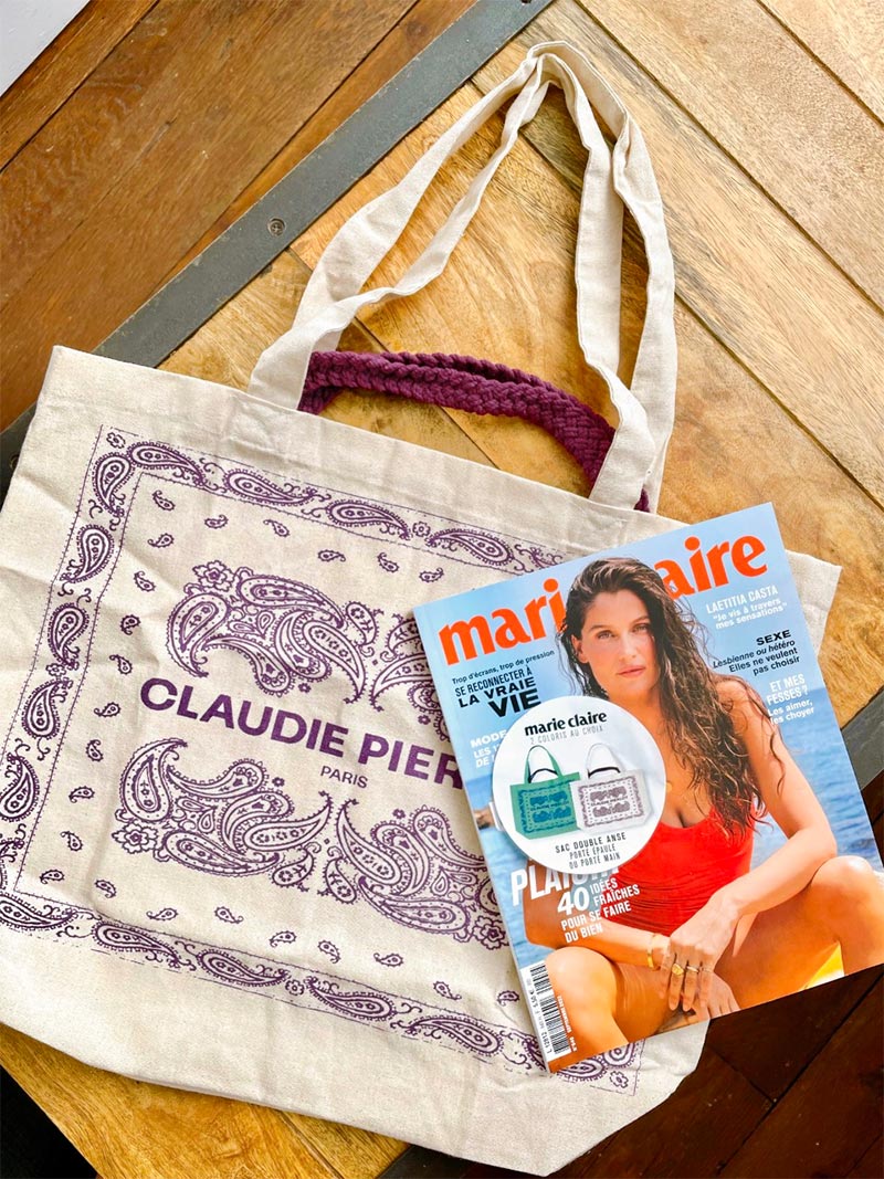 Cabas Claudie Pierlot Marie Claire Magazine
