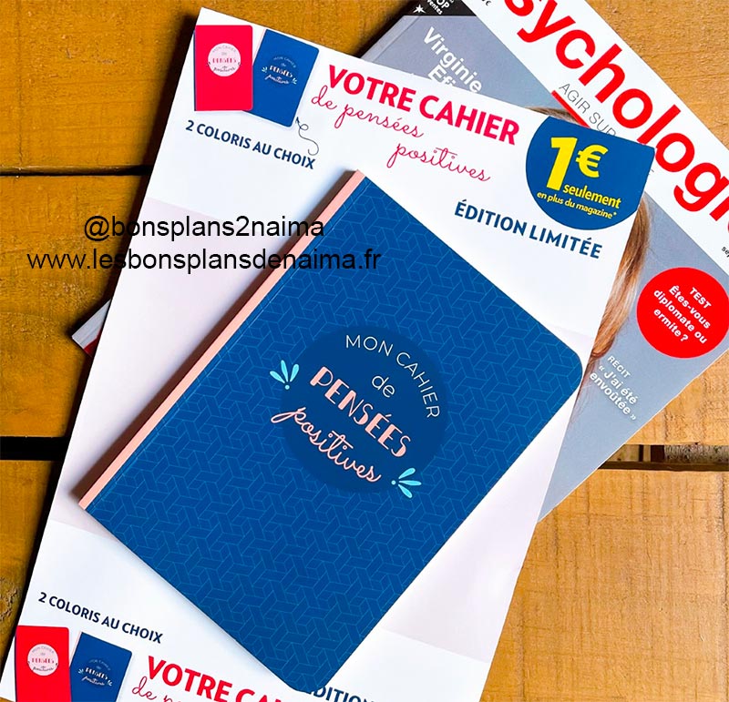Cahier de pensées positives
