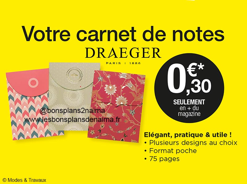 Carnet Draeger magazine Modes & Travaux